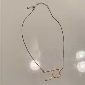 Anthropologie R Letter Necklace. FLASH SALE🚨🚨